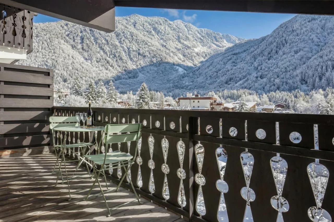 Androsace 41 - Zu Fuß zu den Skiliften + Pool & Mont-Blanc-Blick in Argentière, Foto 2