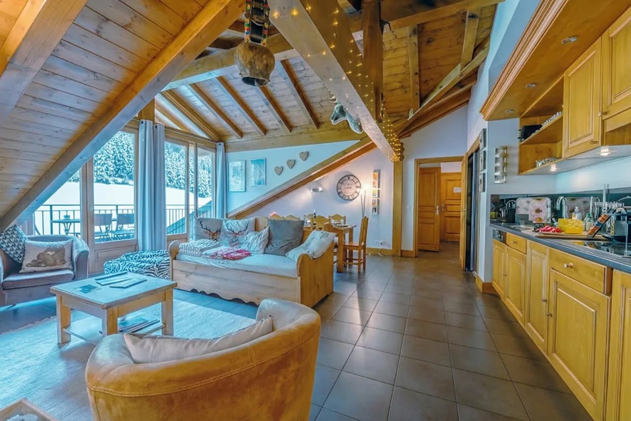 V Loriaz 44: Neben der Skilift; Pool, Sauna & Fitnessraum, Foto 3