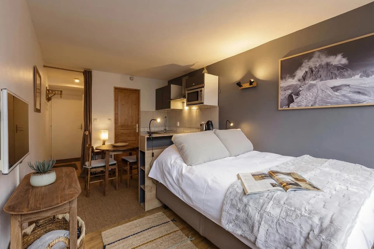 Le Cham 106 Modernes Studio im Zentrum von Chamonix | Zu Fuß zum Skilift & Stadtzentrum, Foto 3