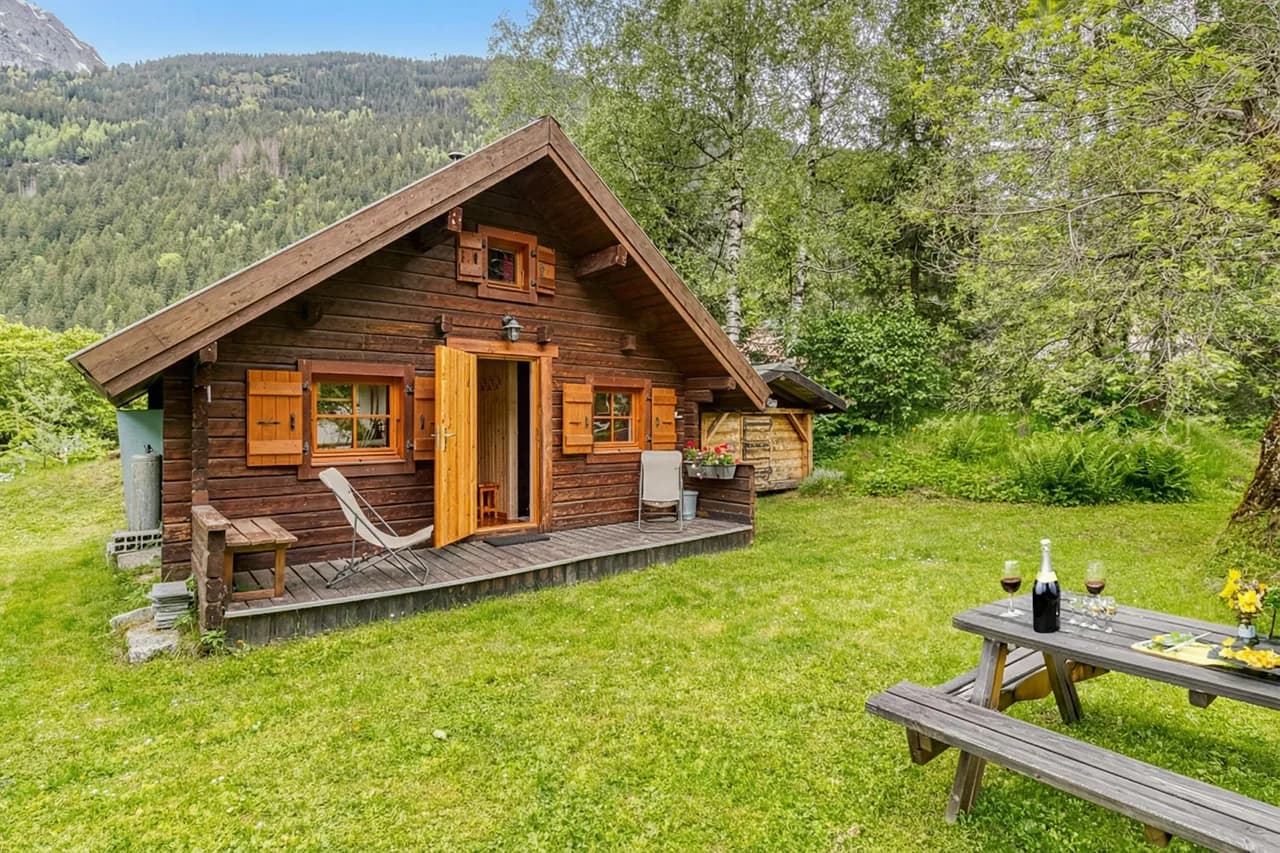 Mazot Mer de Glace nahe Chamonix mit privatem Garten, Terrasse & Ausblick, Foto 2