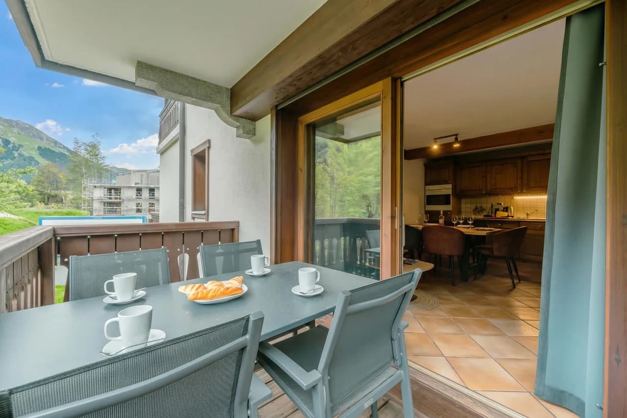 Le Parc du Mont Blanc in Chamonix | Balkon & Bergblick, Foto 2