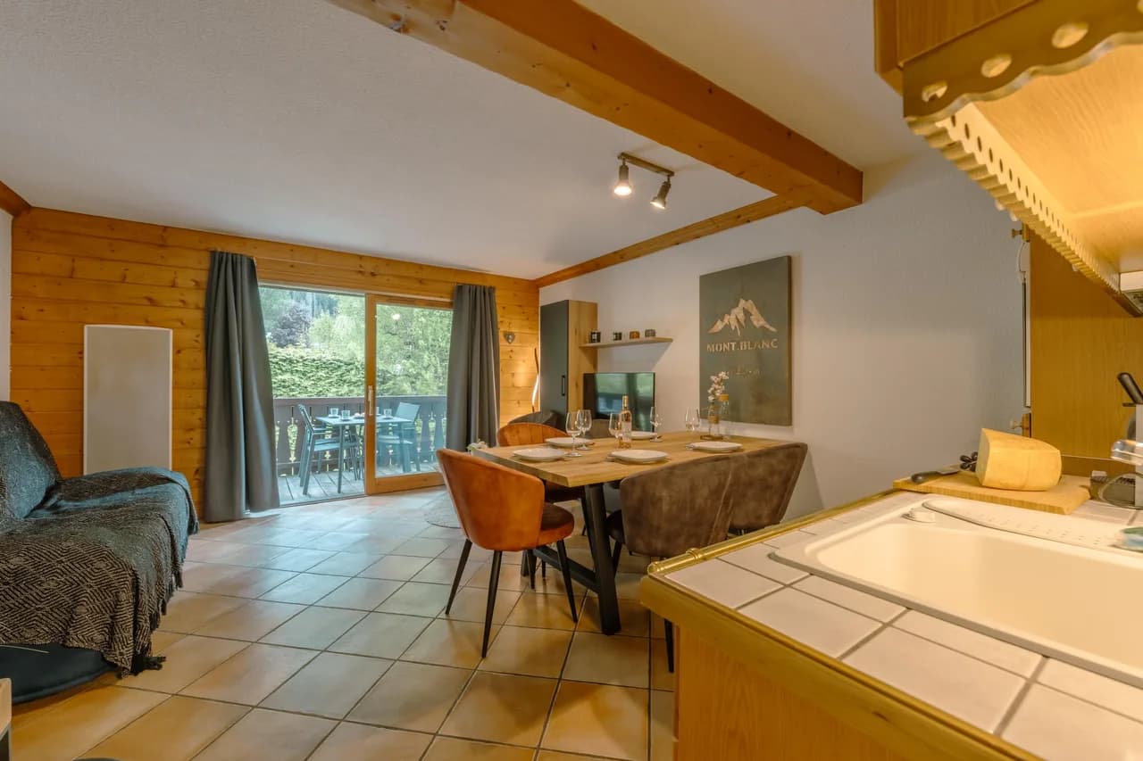 Le Parc du Mont Blanc in Chamonix | Balkon & Bergblick, Foto 4