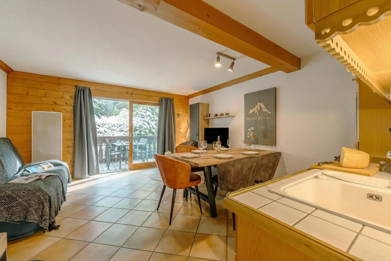 Le Parc du Mont Blanc in Chamonix | Balkon & Bergblick, Foto 2