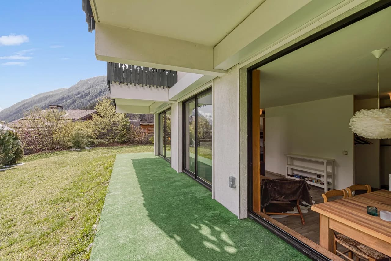 Charming Garden-Facing Apartment in Argentière, Chamonix, Foto 2