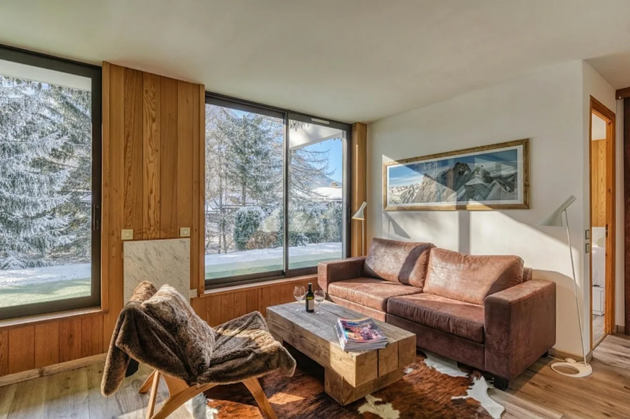 Residence Montana Gartenblick in der Nähe der Grands Montets Seilbahn, für 4 Personen, Foto 3