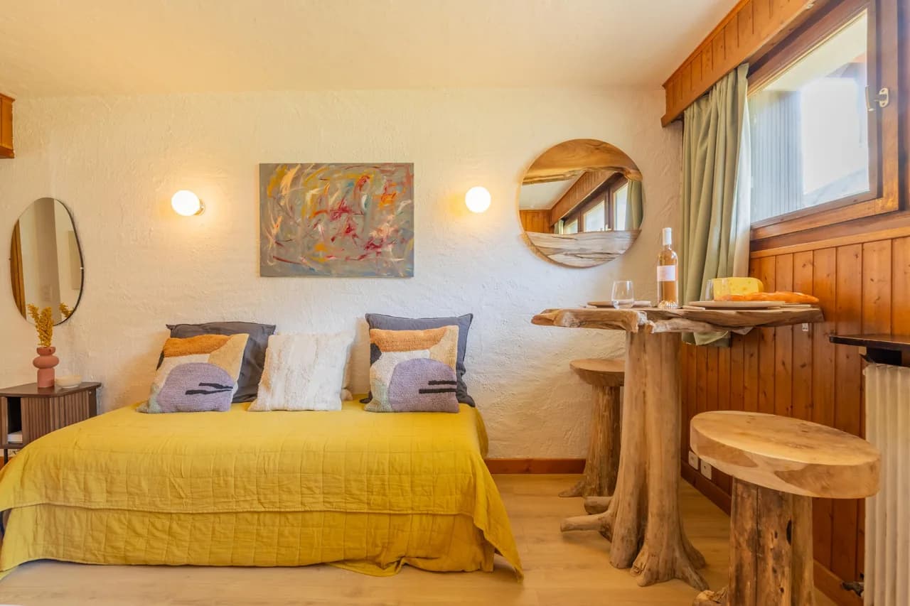 Estudio de Balme con Piscina Compartida y Cerca de las Pistas, foto 4