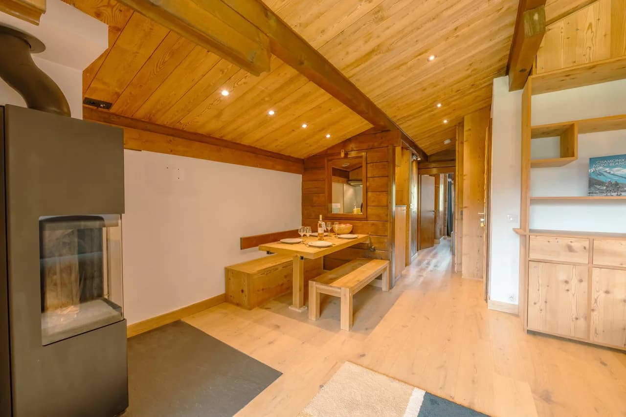 Améthystes B13 Esquí en/Ski Out con Piscina Compartida en Argentière-Chamonix, foto 4