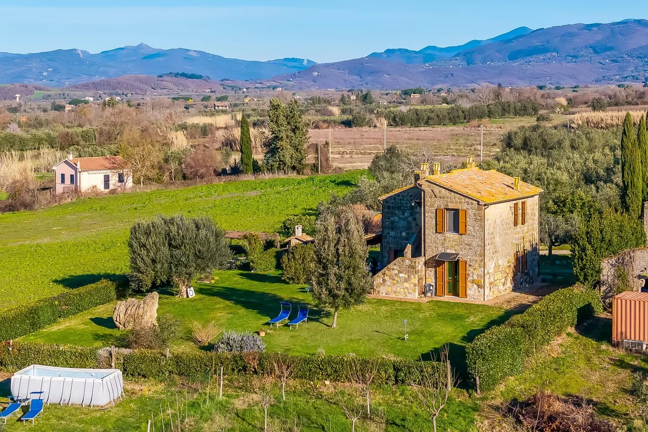 Casale Le Sorgenti - Bauernhaus mit Pool für 8