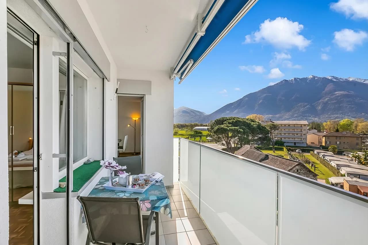 Il Tenero Appartement mit Balkon und Parkplatz, Foto 2