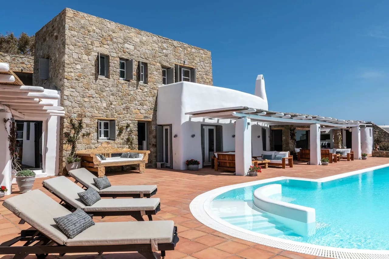 Villa con Vistas Panorámicas en Mykonos