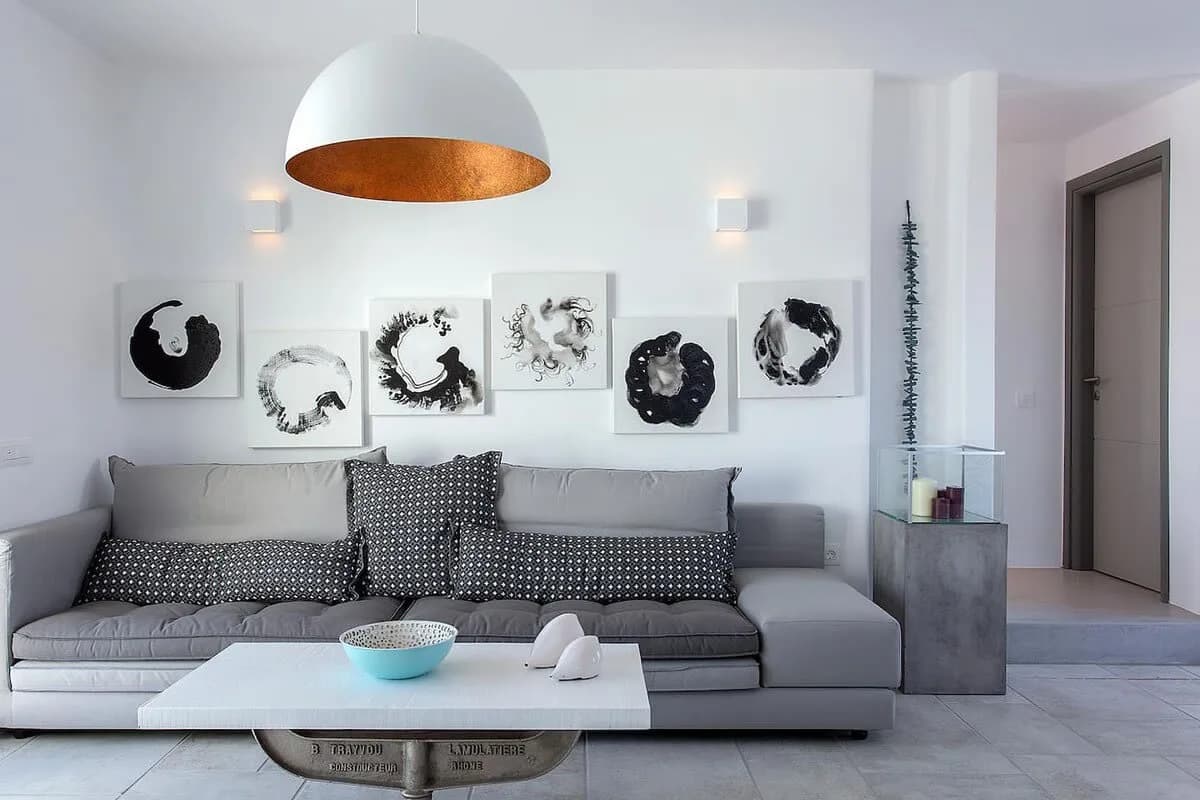 Panoramablick auf die Villa Mykonos, Foto 3