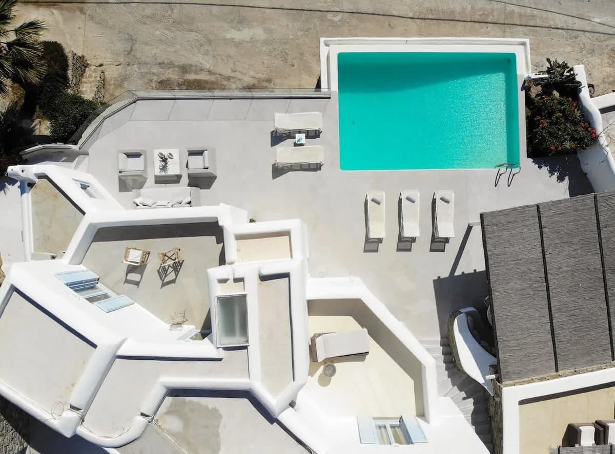 Wunderschöne 6 BR Villa mit Blick auf die Psarou-Bucht, Foto 2