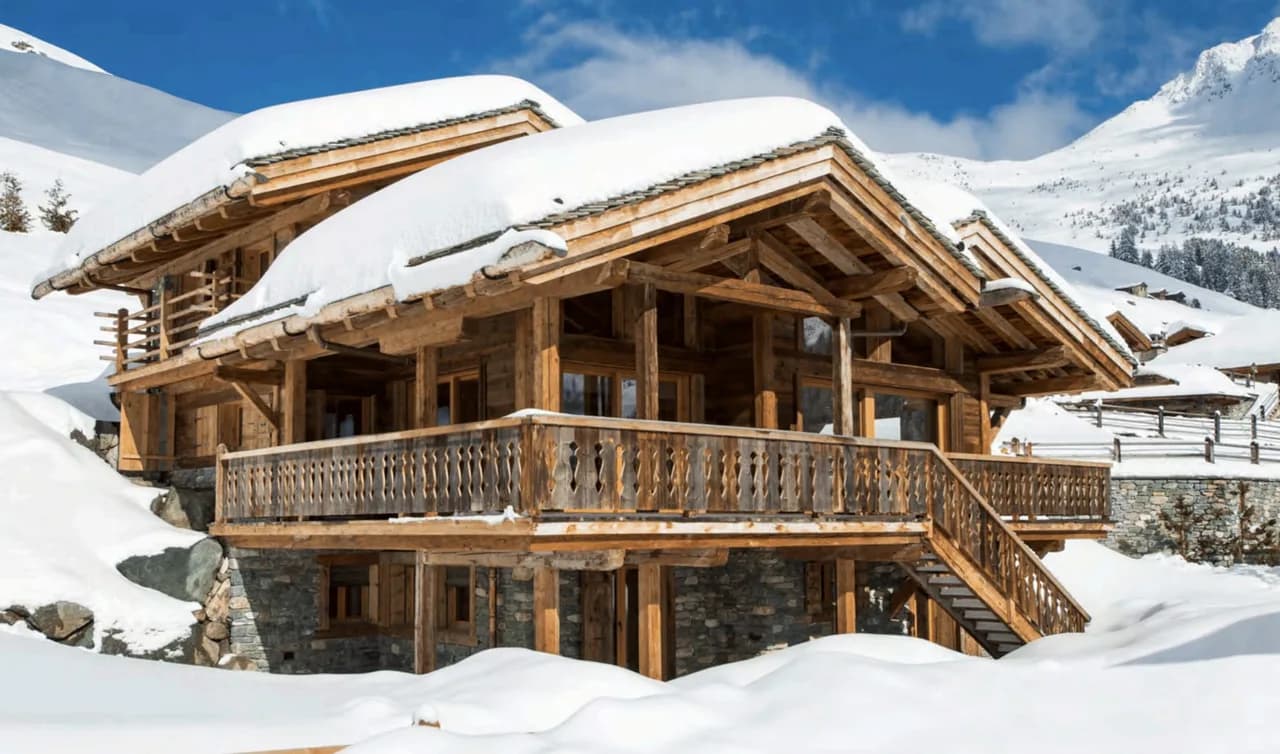 Strahlendes Weiß 4-Zimmer-Chalet