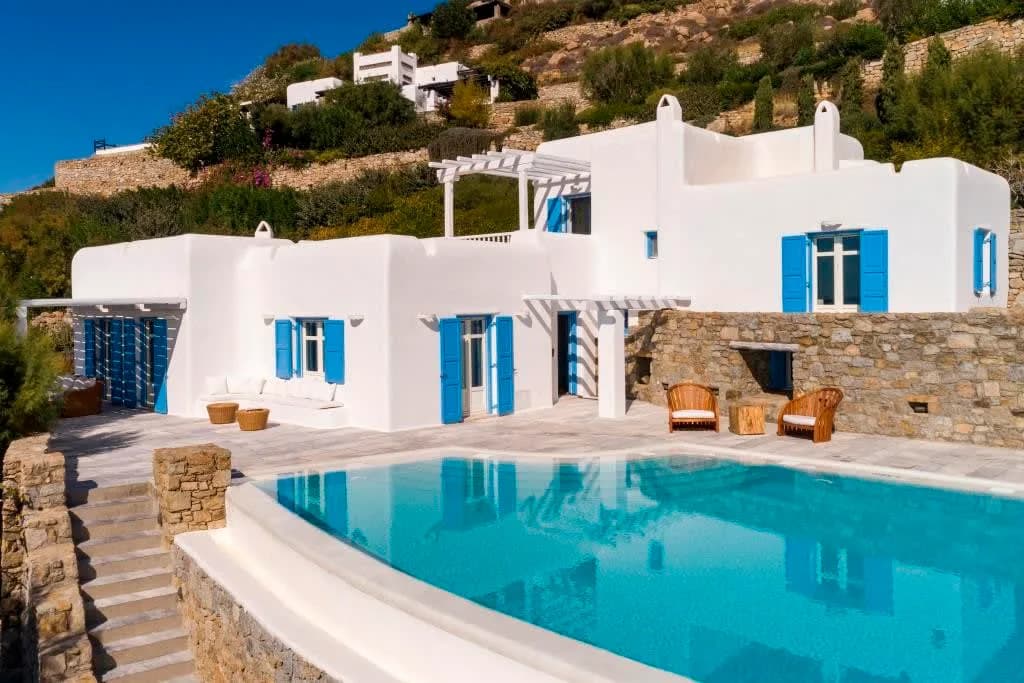 Luxusvilla in Mykonos mit Meerblick, Foto 3