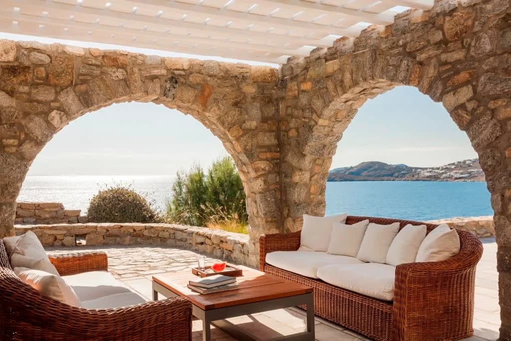 Luxusvilla in Mykonos mit Meerblick, Foto 4
