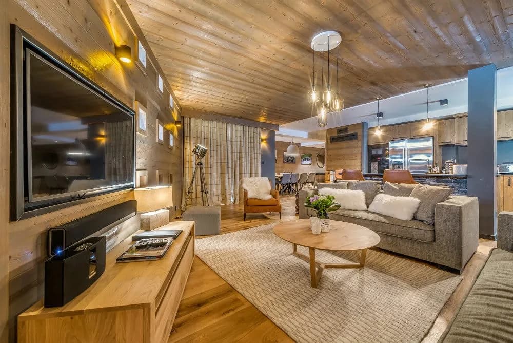 Chic Apartment mit Bergblick in Val D'isere