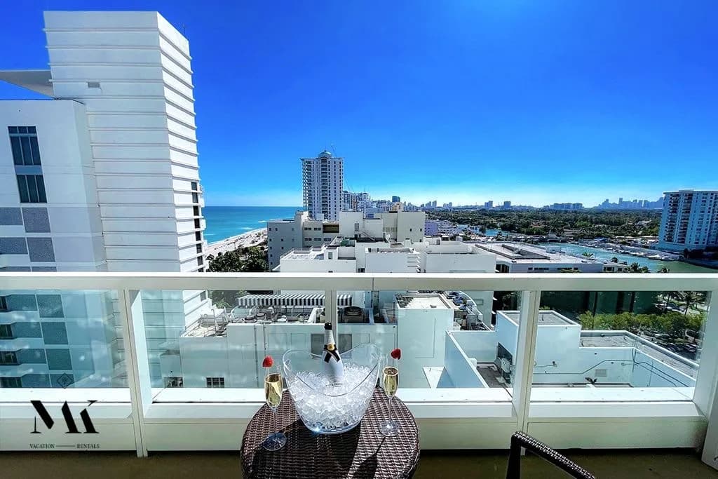Fontainebleau Resort | Balcony w/ Bay + Ocean View photo 4