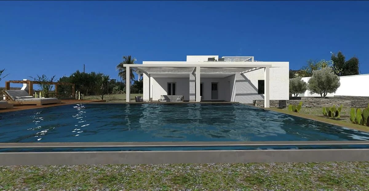 Lujosa Villa Frente al Mar con Amplio Jardín y Piscina