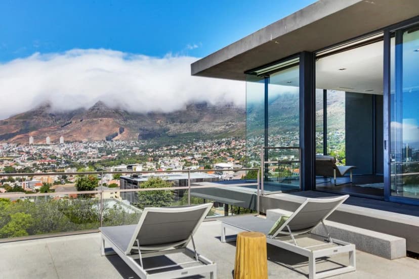 Chic Villa with City and Mountain Views