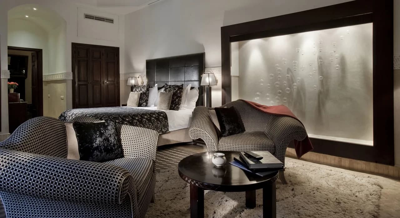 Suite Marroquí Contemporánea con Vista al Hermoso Jardín, foto 2