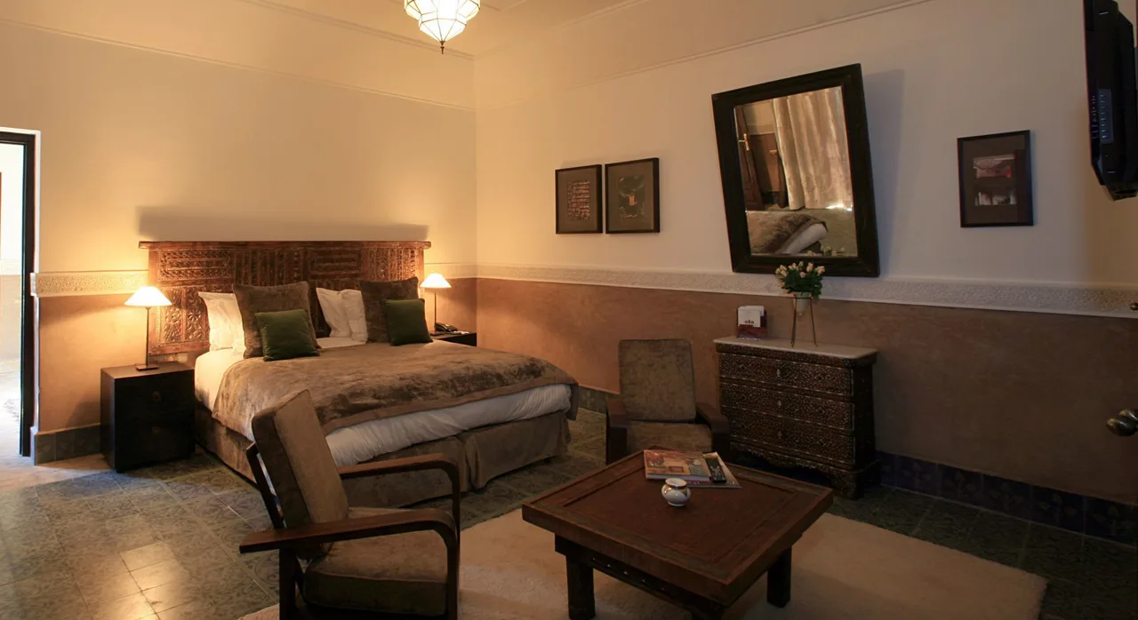 Suite Marroquí Contemporánea con Vista al Hermoso Jardín, foto 4