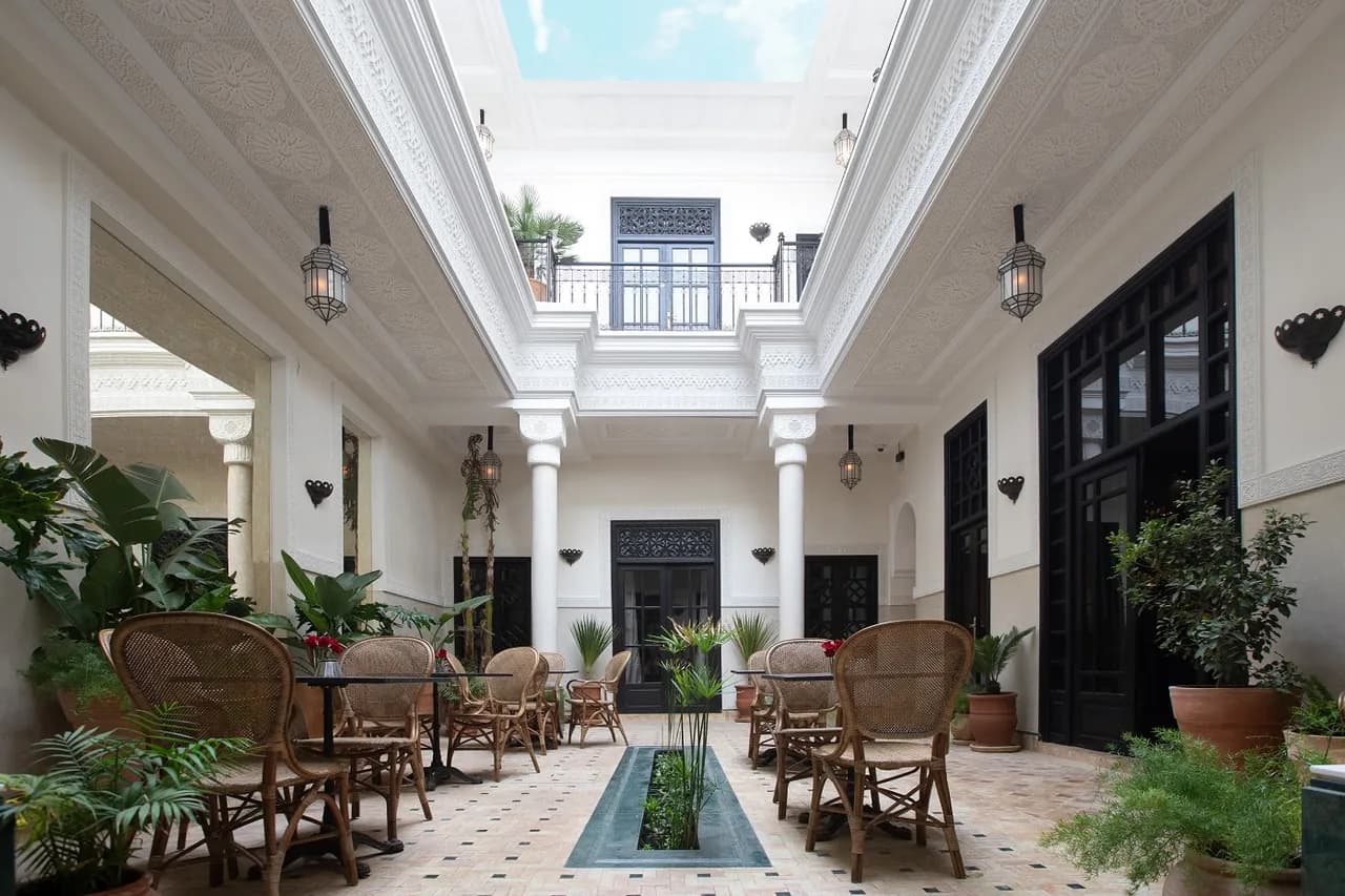 Suite Marroquí Contemporánea con Vista al Hermoso Jardín, foto 5