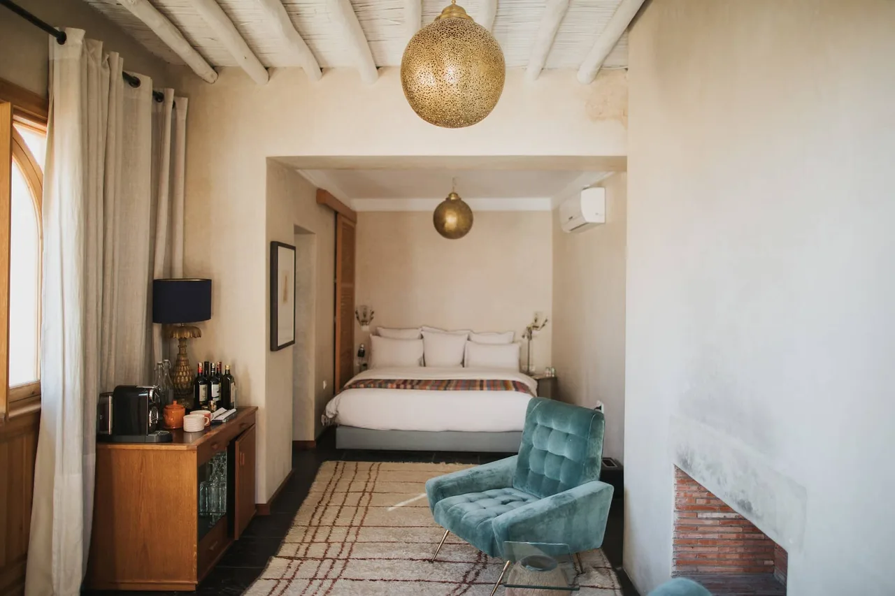 Habitación Grande con Sábanas Egipcias de Puntos a Mano, foto 5