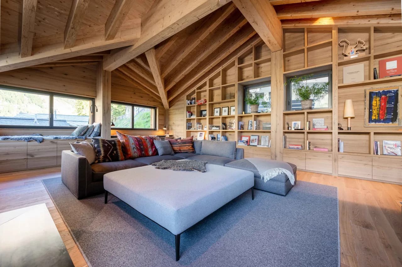 Luxuriöses Chalet mit atemberaubendem Blick auf das Dorf Zermatt, Foto 2