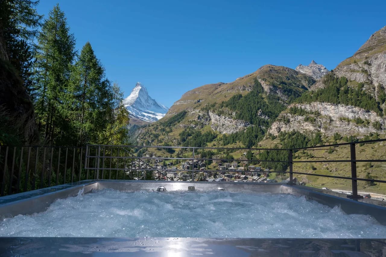Luxuriöses Chalet mit atemberaubendem Blick auf das Dorf Zermatt, Foto 5