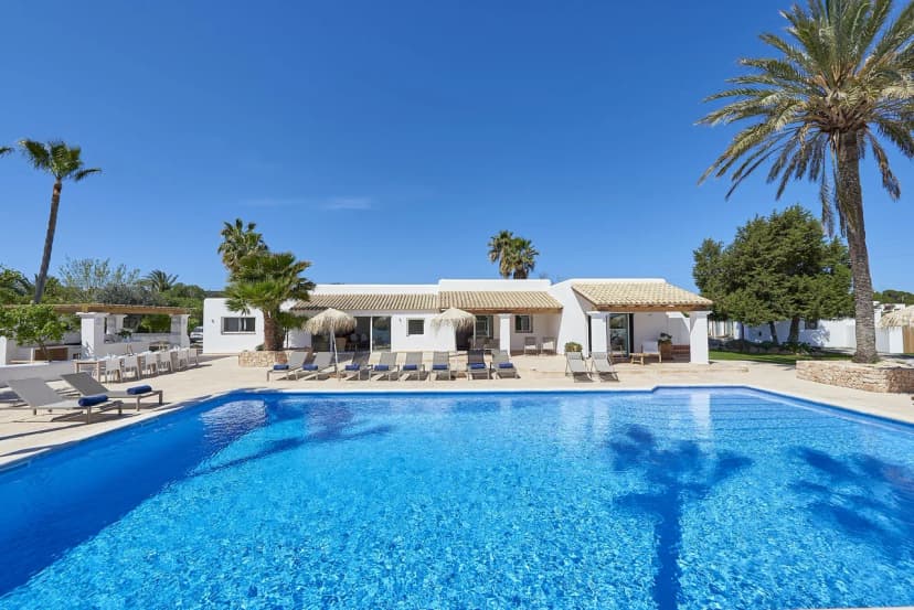 Impressive villa situated in a quiet, rural location in San Jose close to Cala Bassa