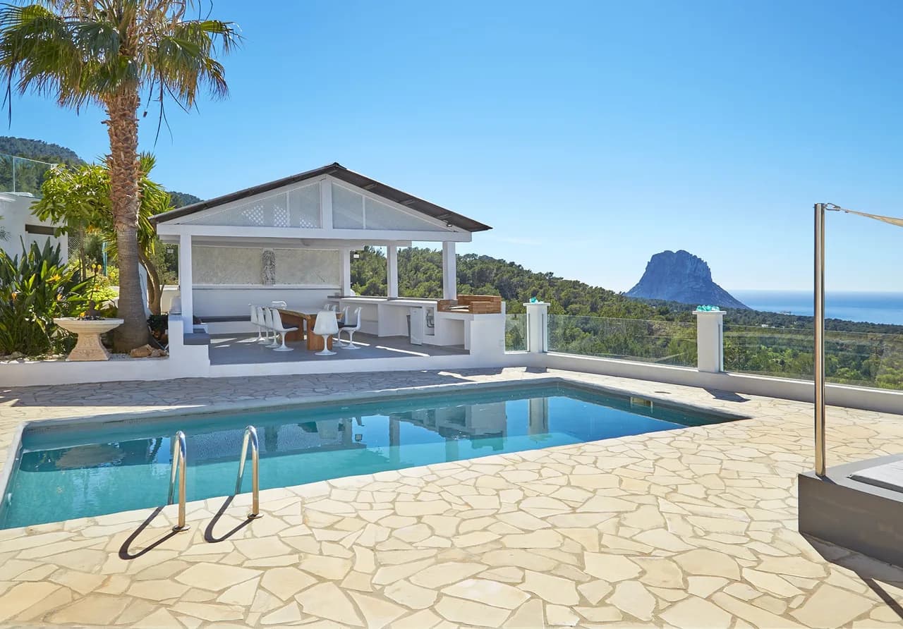 Hermosa villa en la costa oeste de Ibiza con fantásticas vistas al mar a Es Vedra, foto 4