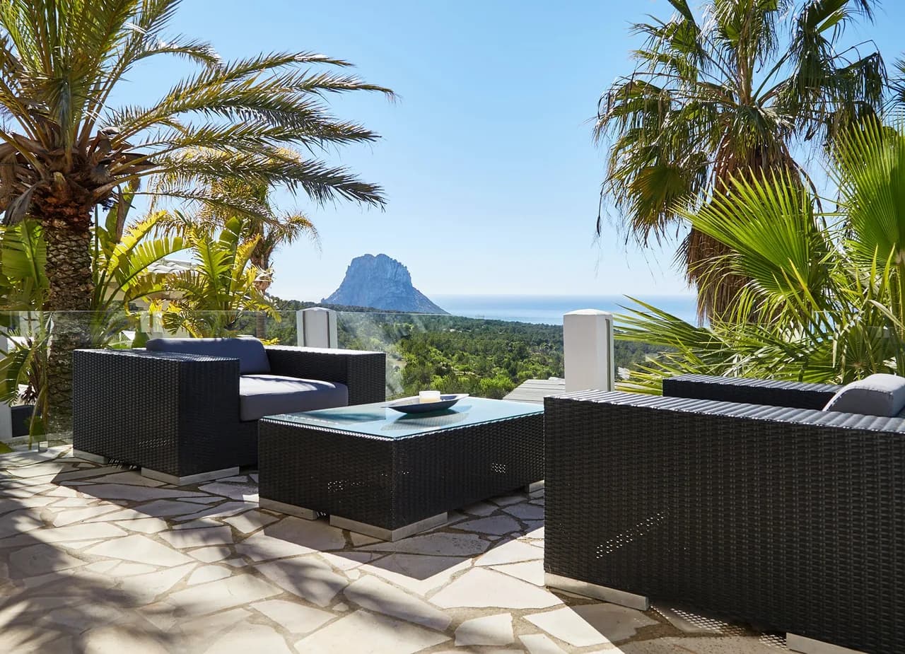 Hermosa villa en la costa oeste de Ibiza con fantásticas vistas al mar a Es Vedra, foto 5