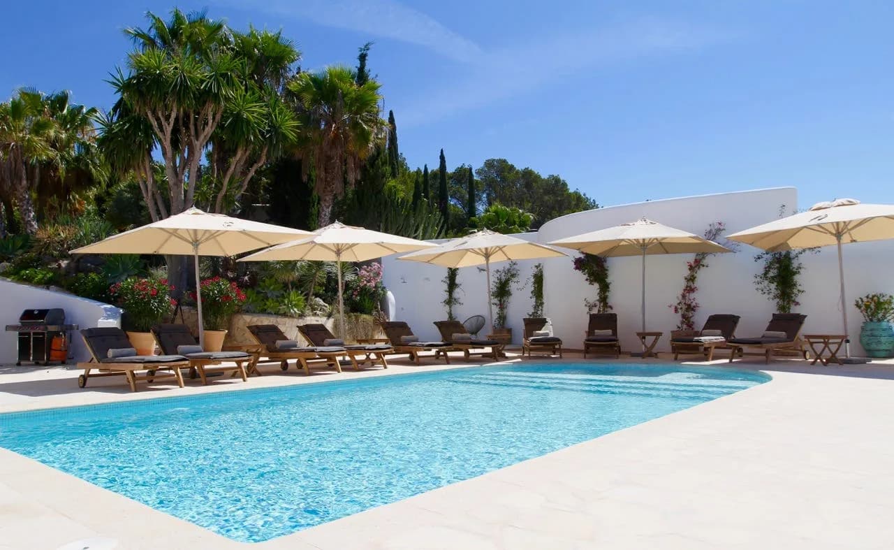 Estilosa villa ibicenca, hermosas vistas al mar, cerca de la ciudad de Ibiza, foto 4