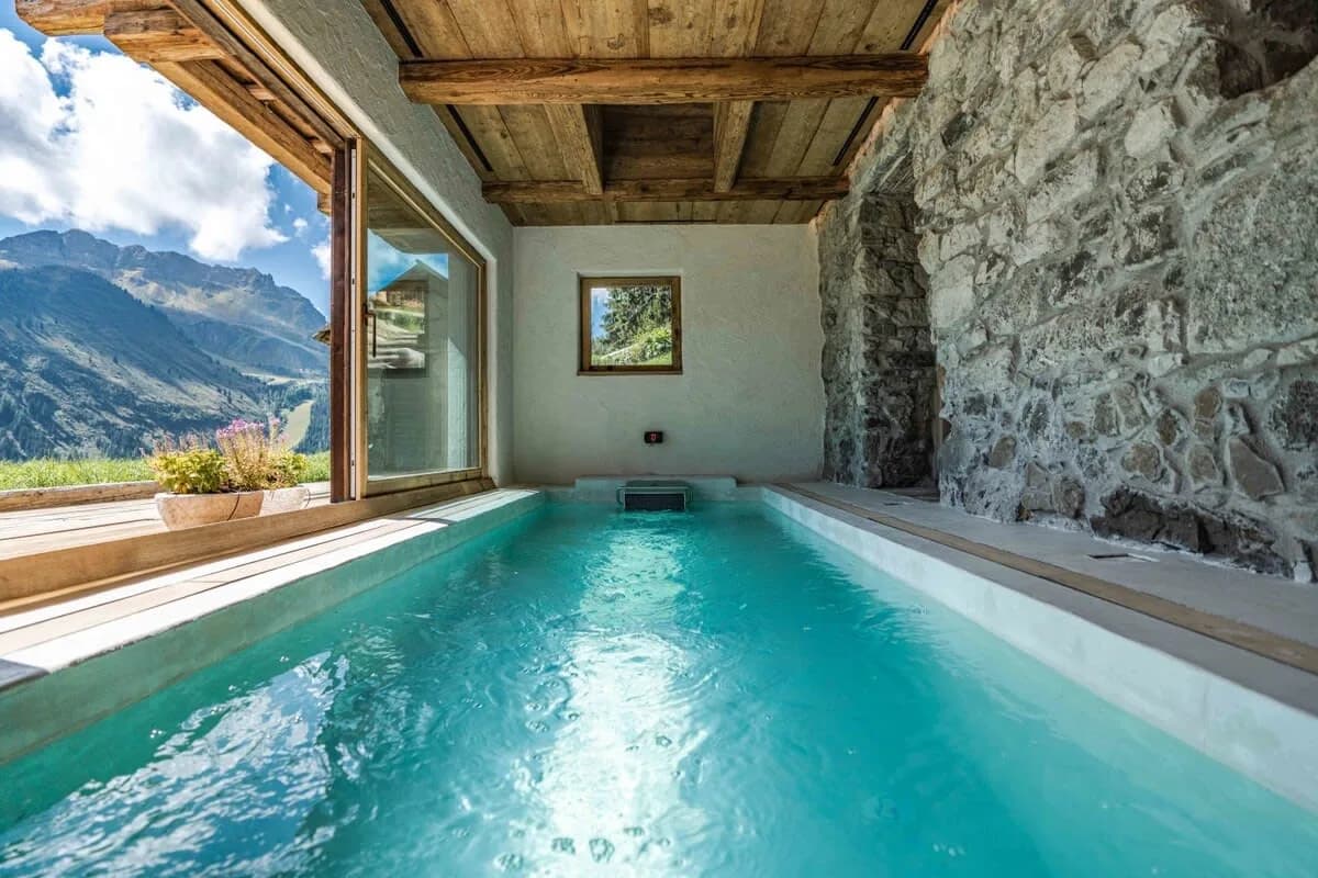 Naturstein-Chalet mit großartiger Atmosphäre