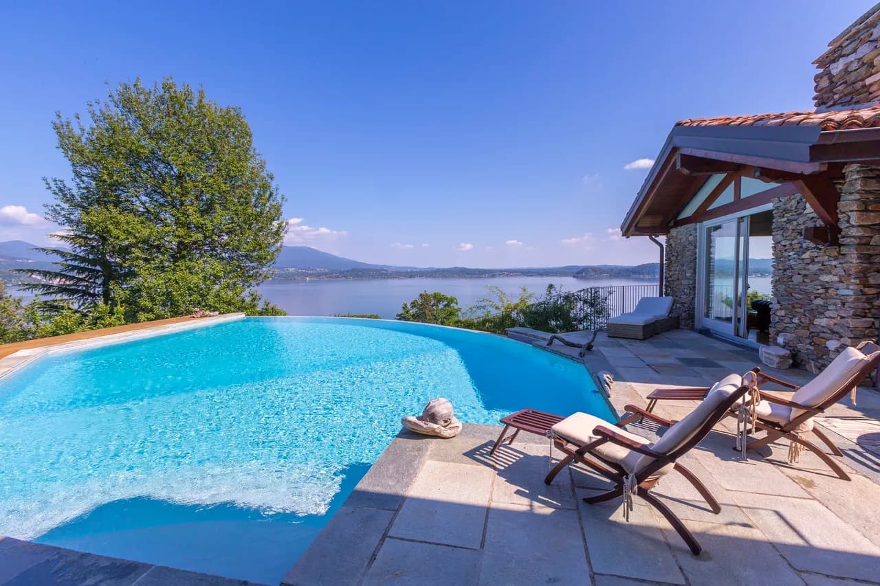 Poolside Lake Villa with Panoramic Sea Views photo 2