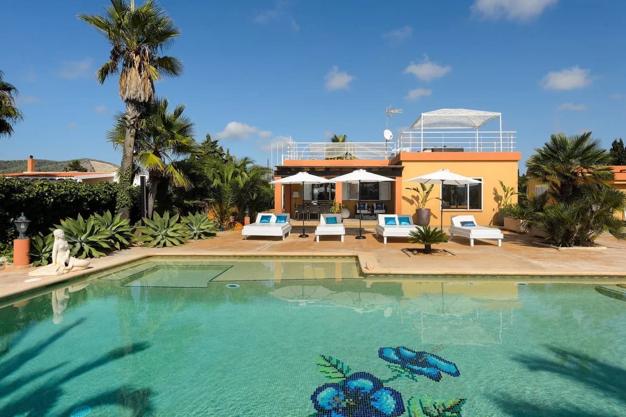 Divertida y Moderna Villa con Piscina, Cerca de Ibiza Town, foto 3