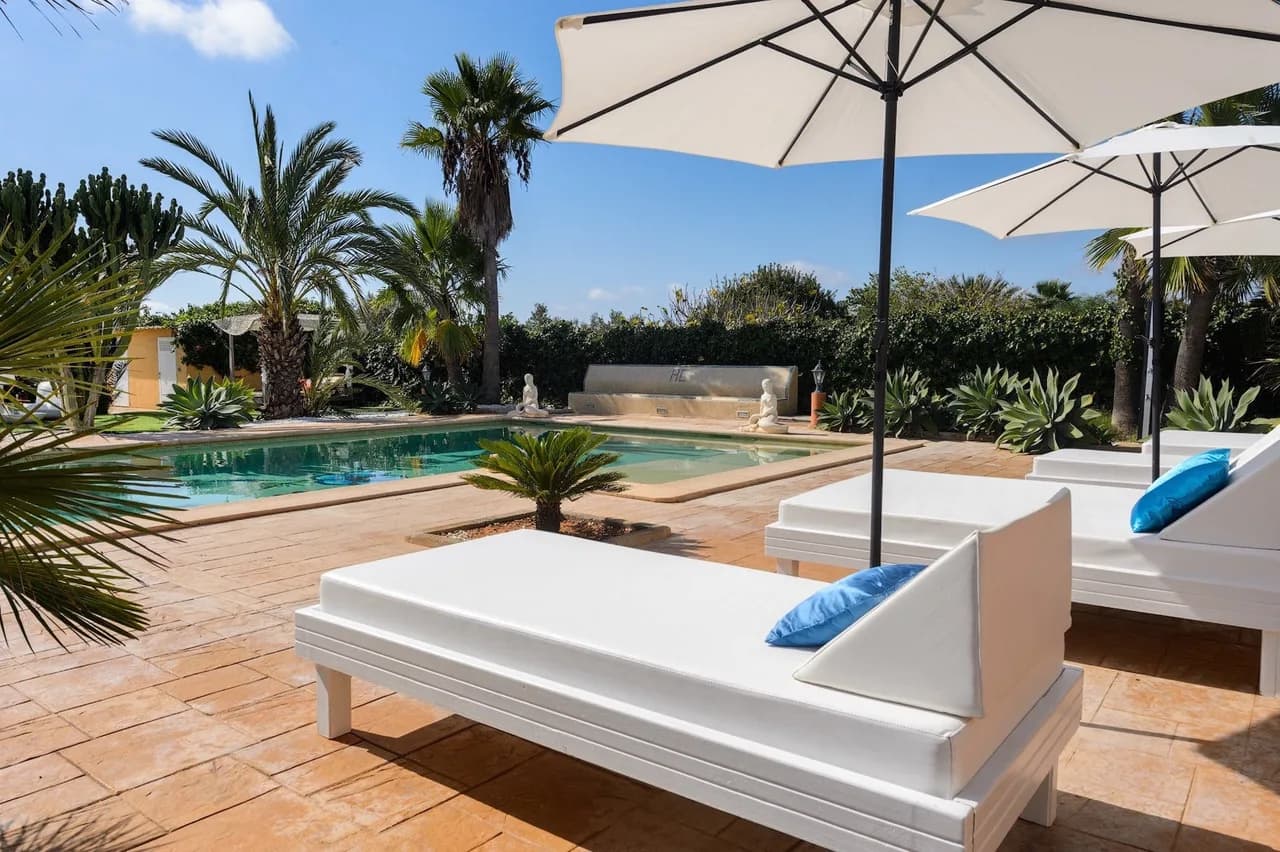 Divertida y Moderna Villa con Piscina, Cerca de Ibiza Town, foto 4