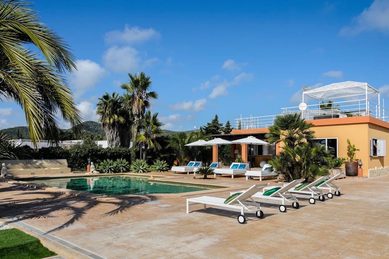 Divertida y Moderna Villa con Piscina, Cerca de Ibiza Town, foto 5
