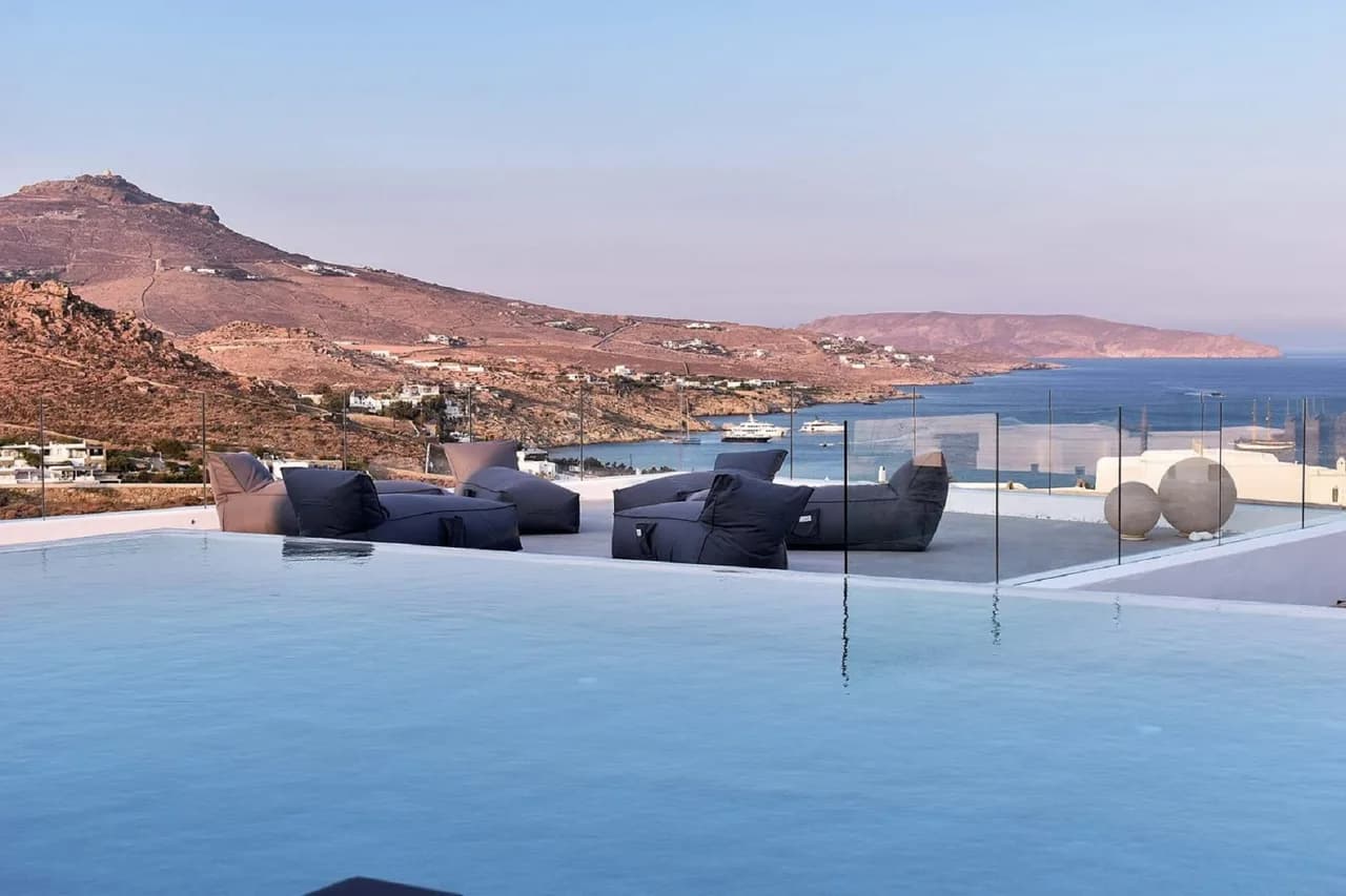 Villa de Alta Gama en Mykonos con Majestuosa Vista al Mar, foto 2