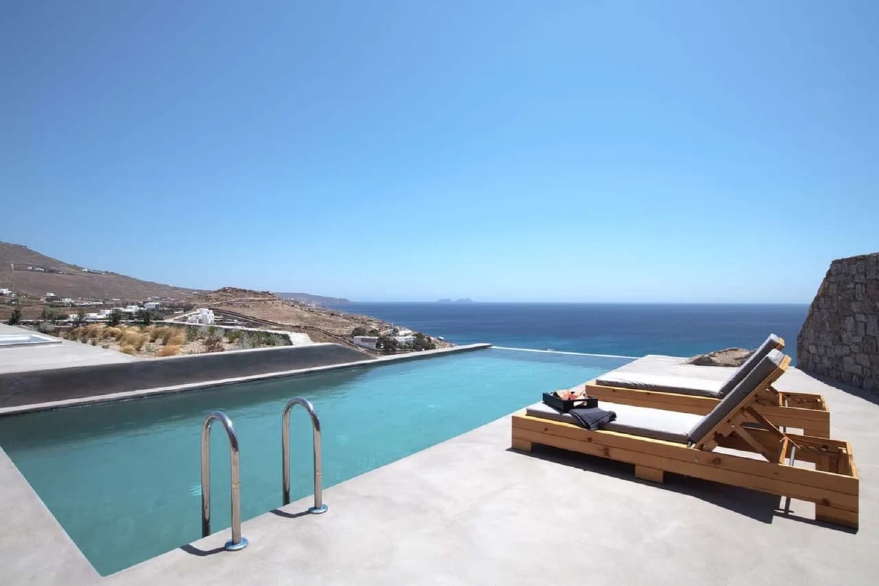 Stilvolle moderne Villa in Mykonos mit dramatischer Landschaft, Foto 4