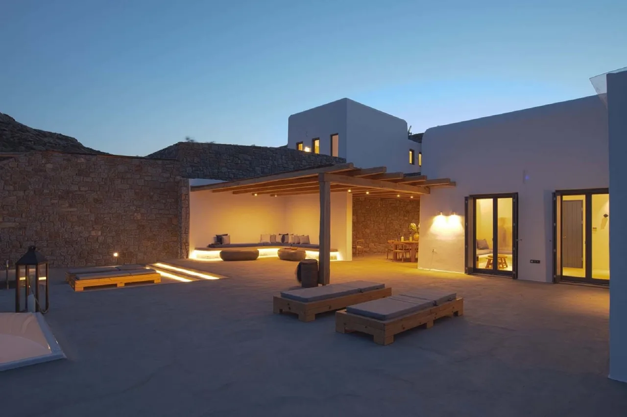 Stilvolle moderne Villa in Mykonos mit dramatischer Landschaft, Foto 5