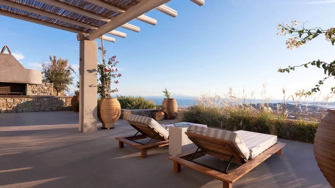 Moderne Luxus-Villa auf Mykonos mit charmantem Landschaftsbild, Foto 2