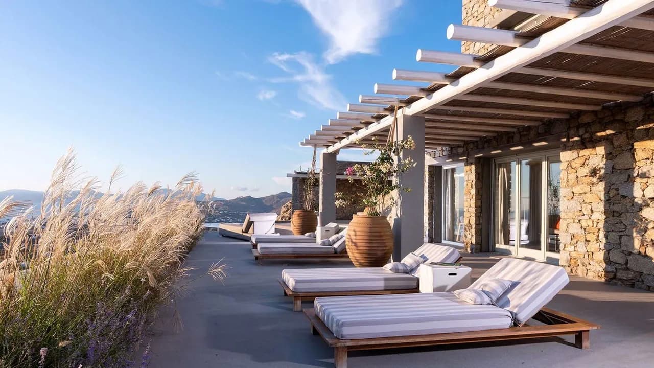 Moderne Luxus-Villa auf Mykonos mit charmantem Landschaftsbild, Foto 4