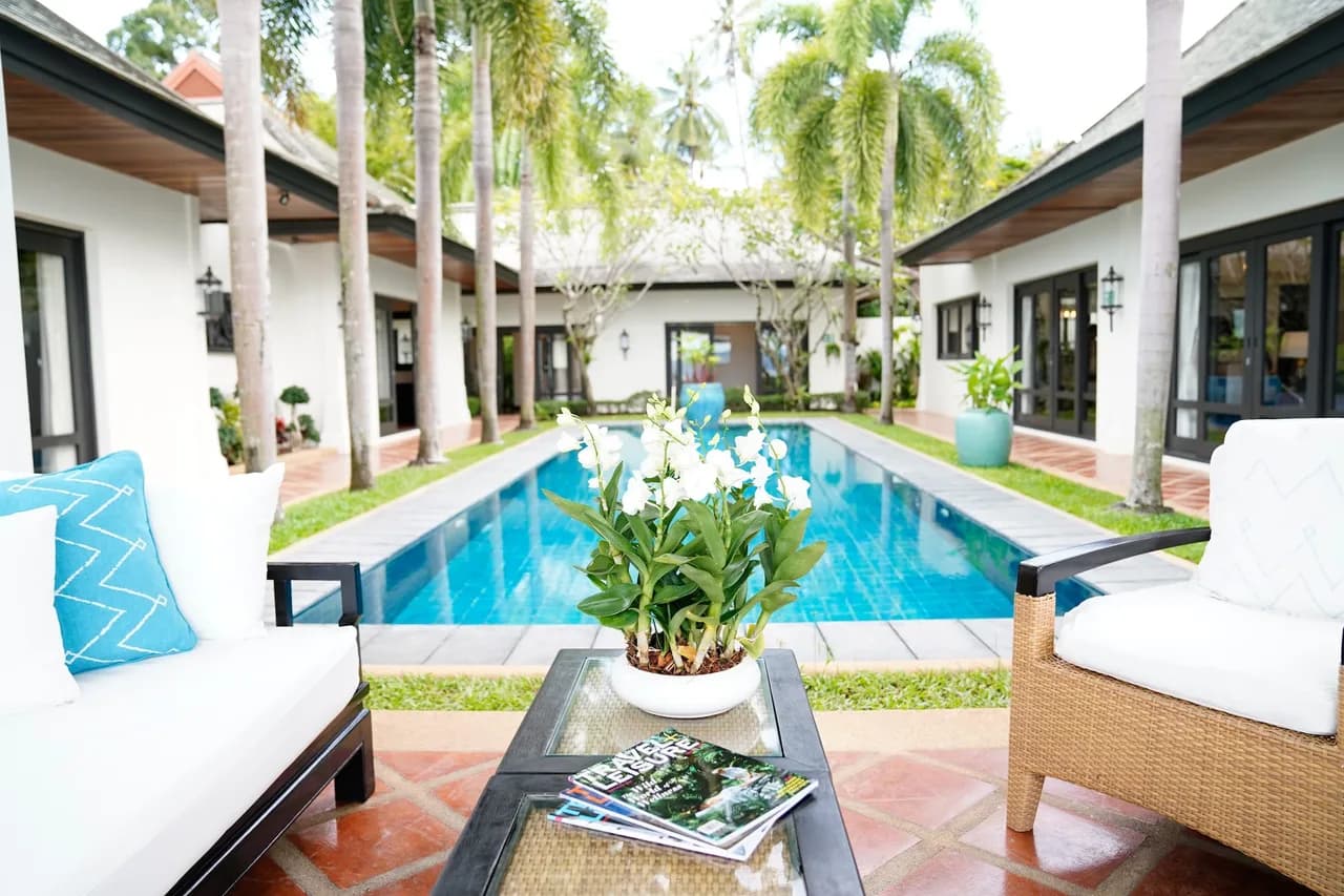 Villa contemporánea en una playa virgen, foto 2