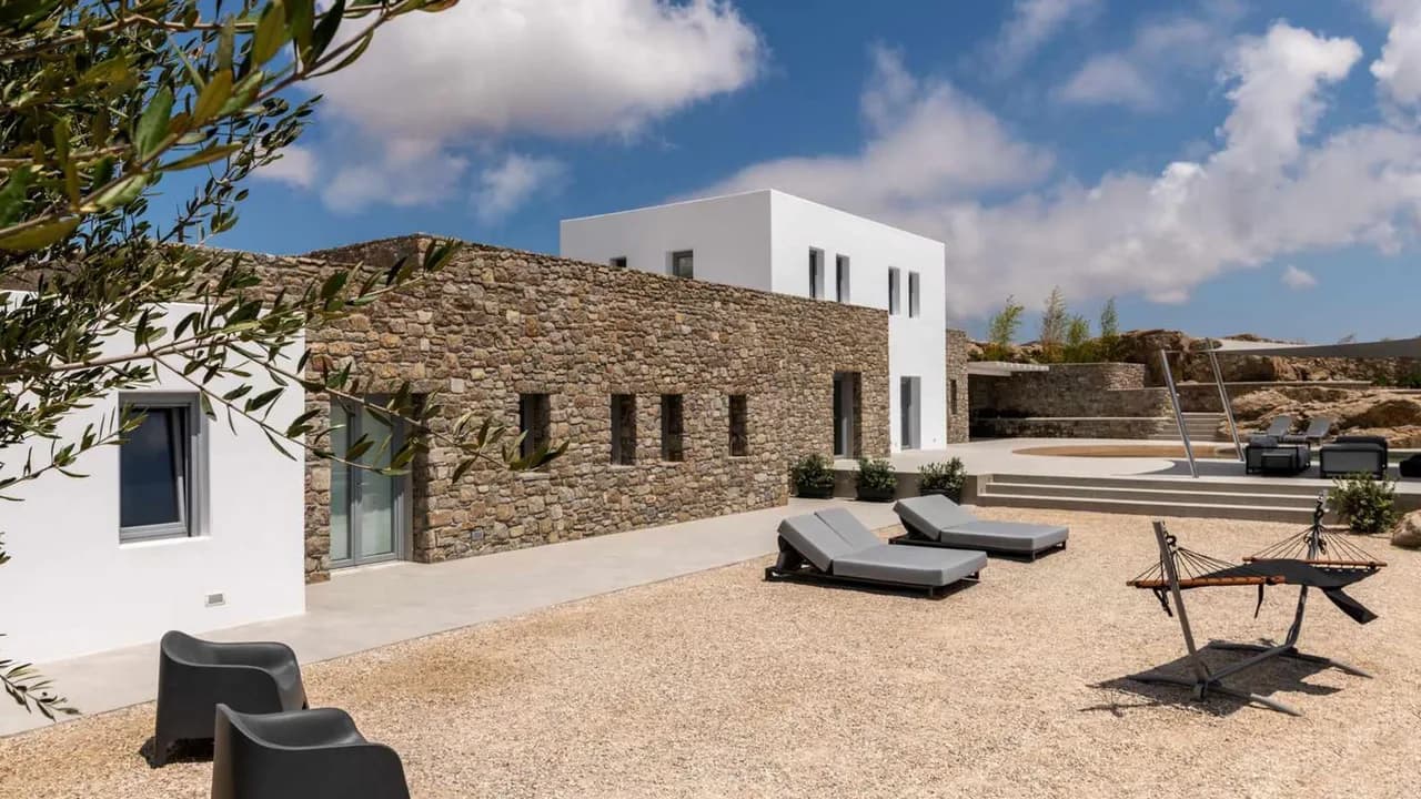 Luxuriöse Villa auf den Hügeln von Mykonos mit göttlichem Blick, Foto 2