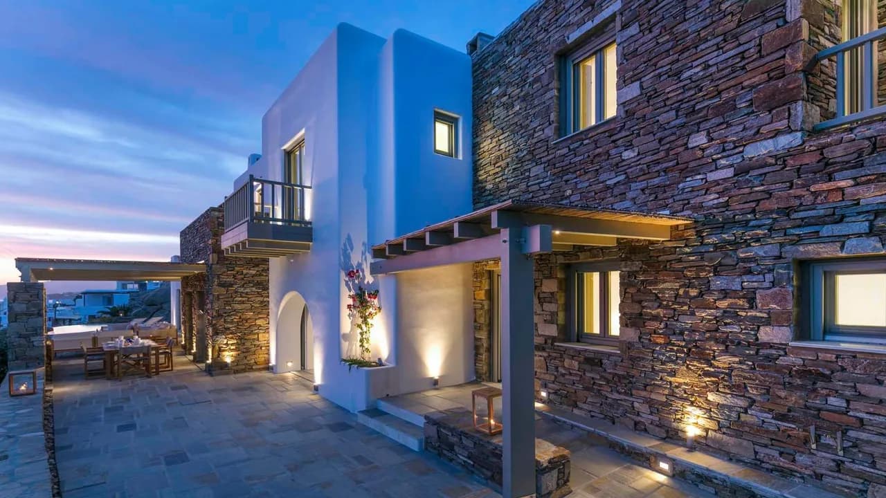 Traditionelles weißes Mykonos-Haus mit modernem Flair, Foto 3
