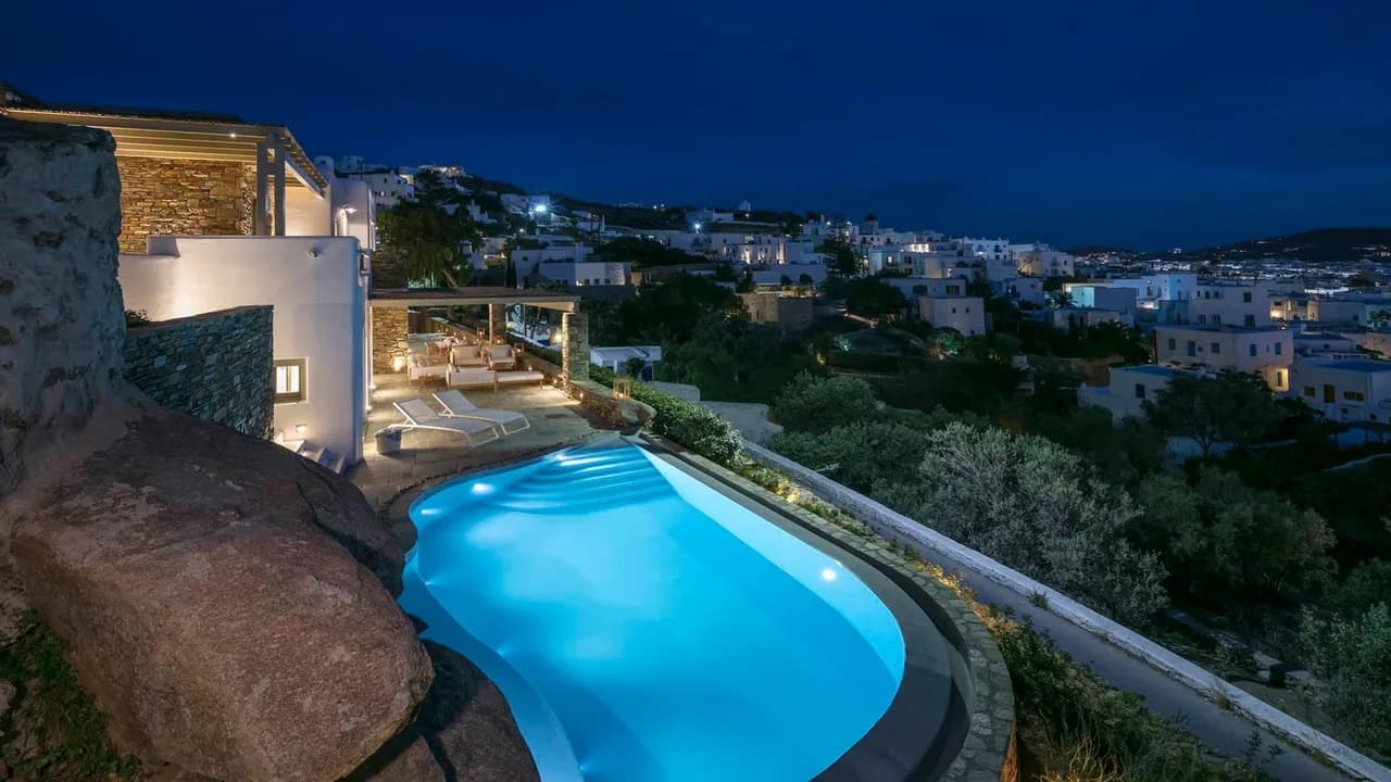 Traditionelles weißes Mykonos-Haus mit modernem Flair, Foto 4