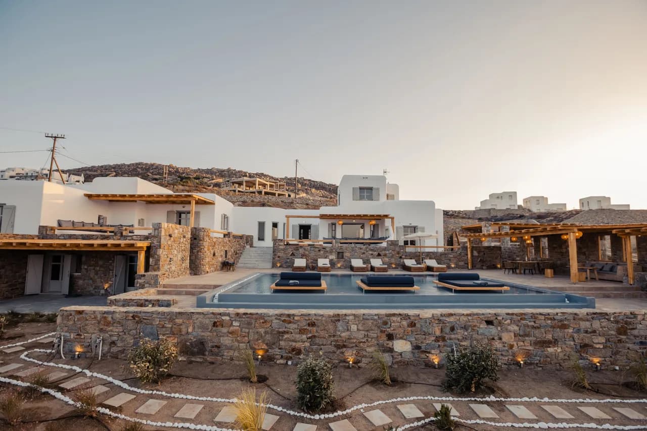 Wunderschöne mykonische Villa mit privatem Pool und Jacuzzi, Foto 2