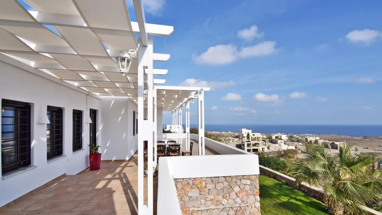 Villa cycladique stylée sur deux niveaux, photo 5