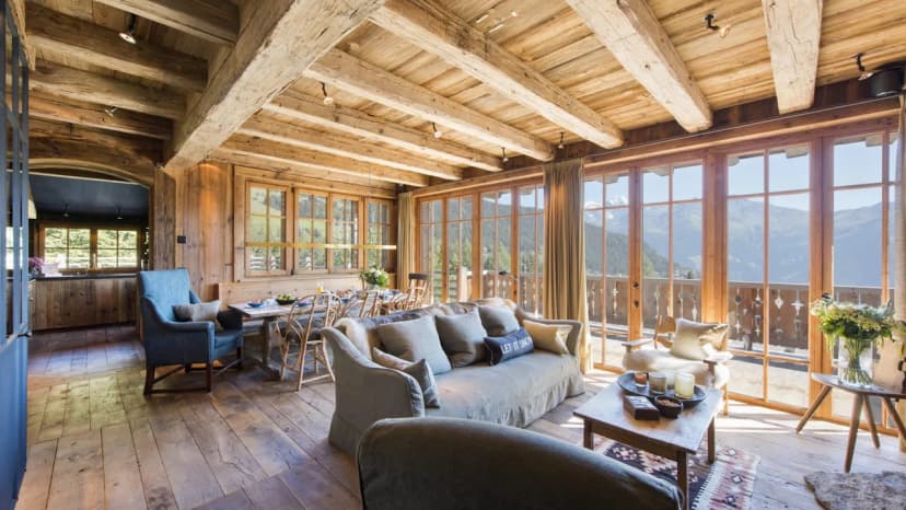Chic Chalet With Local Architecture and Authentic Alpine Inspired Furnishings
